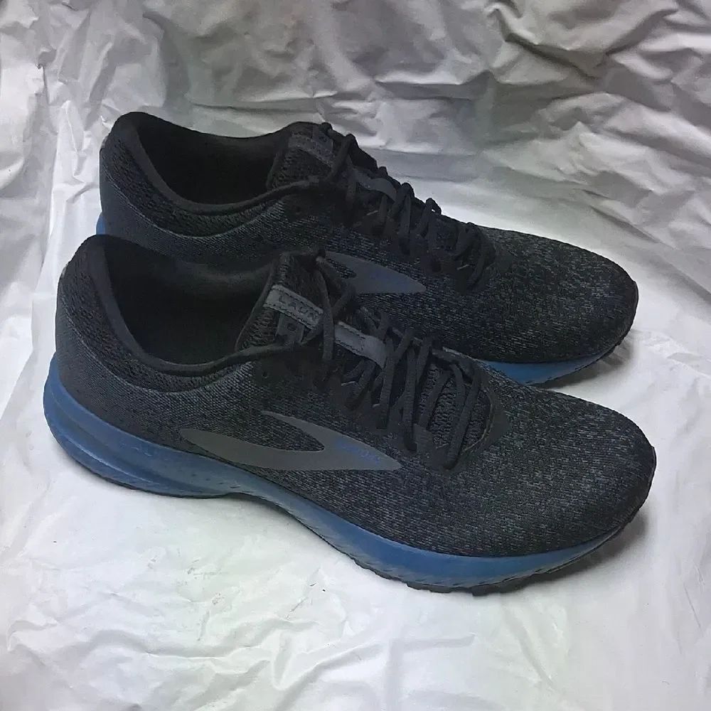 Brooks Black and Blue Athletic Shoes